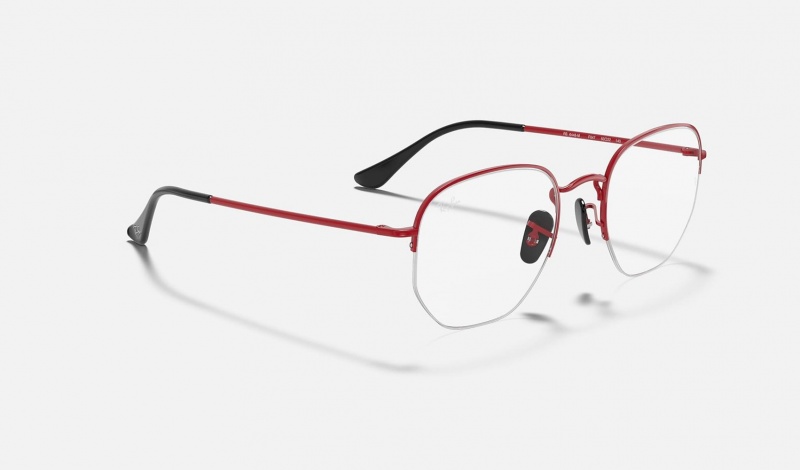 Ray Ban RB6448m Scuderia Ferrari Collection Men's Eyeglasses Red | 02659-WYHP