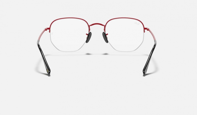 Ray Ban RB6448m Scuderia Ferrari Collection Men's Eyeglasses Red | 02659-WYHP