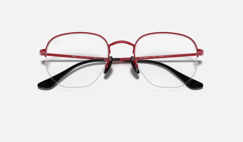 Ray Ban RB6448m Scuderia Ferrari Collection Men's Eyeglasses Red | 02659-WYHP