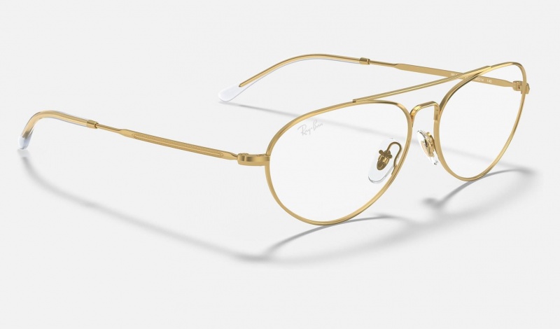 Ray Ban RB6454 Optics Men's Eyeglasses Gold | 62850-FRAL