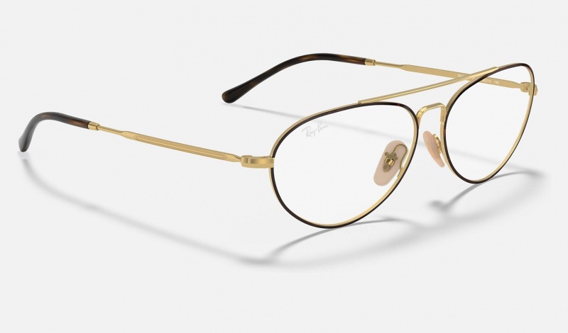 Ray Ban RB6454 Optics Men's Eyeglasses Gold | 31769-JXIB