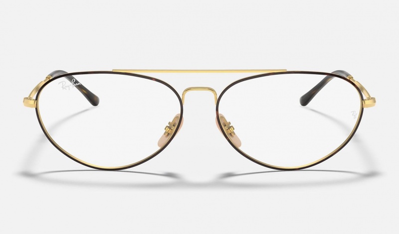 Ray Ban RB6454 Optics Women's Eyeglasses Gold | 20361-NLZC