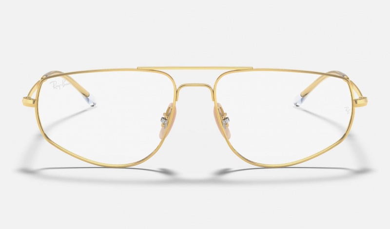 Ray Ban RB6455 Optics Men's Eyeglasses Gold | 15698-DRNZ