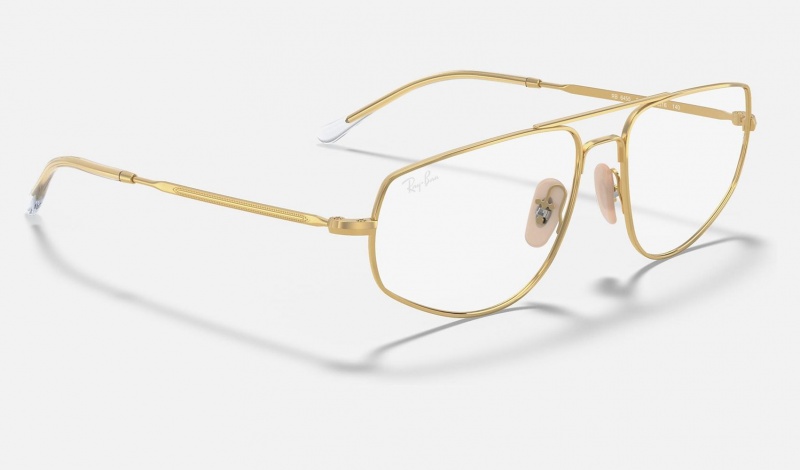 Ray Ban RB6455 Optics Men's Eyeglasses Gold | 15698-DRNZ