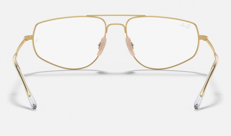 Ray Ban RB6455 Optics Men's Eyeglasses Gold | 15698-DRNZ