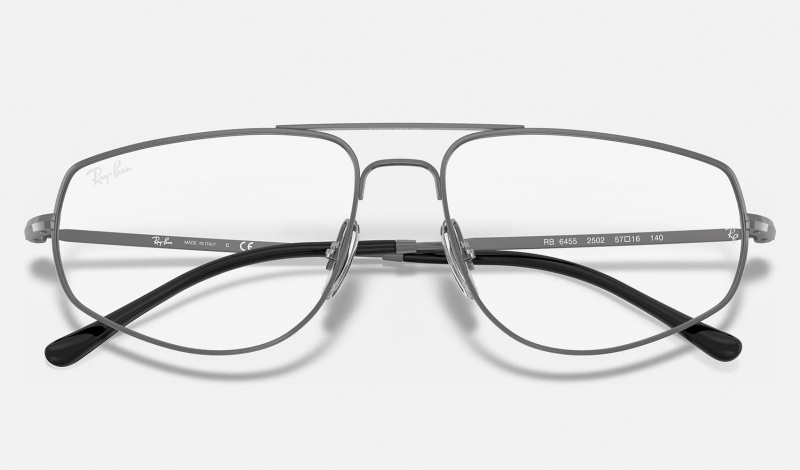 Ray Ban RB6455 Optics Women's Eyeglasses Grey | 32460-FCZN