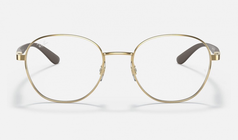 Ray Ban RB6461 Optics Men's Eyeglasses Gold | 41802-ZHCS