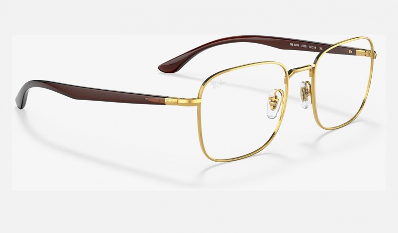 Ray Ban RB6469 Optics Men's Eyeglasses Gold | 12735-FOVU