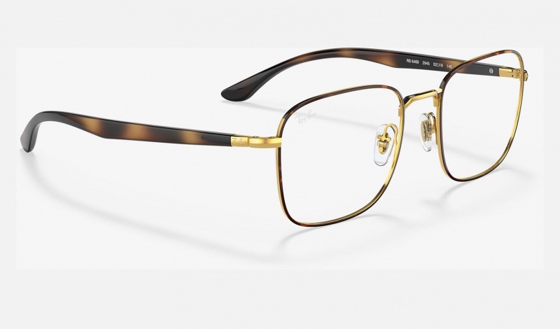 Ray Ban RB6469 Optics Men's Eyeglasses Gold | 87014-JFAG