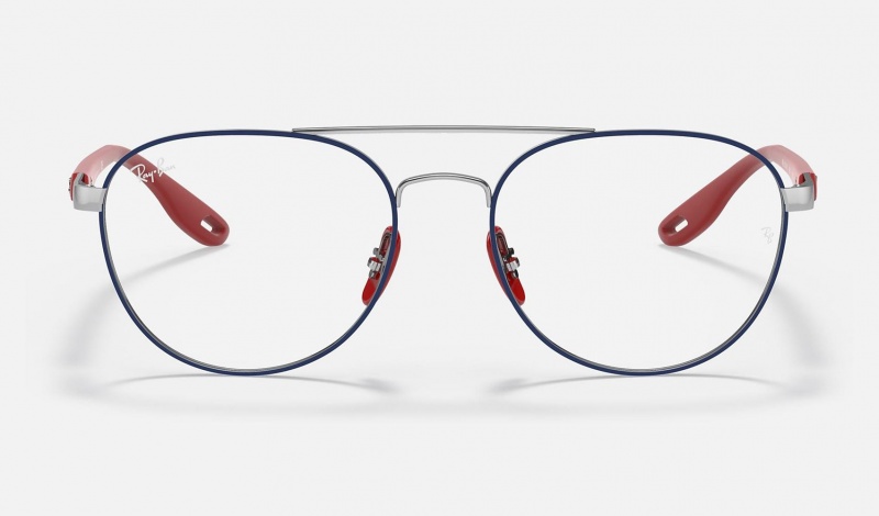 Ray Ban RB6473m Scuderia Ferrari Collection Women's Eyeglasses Blue | 31504-UWOD