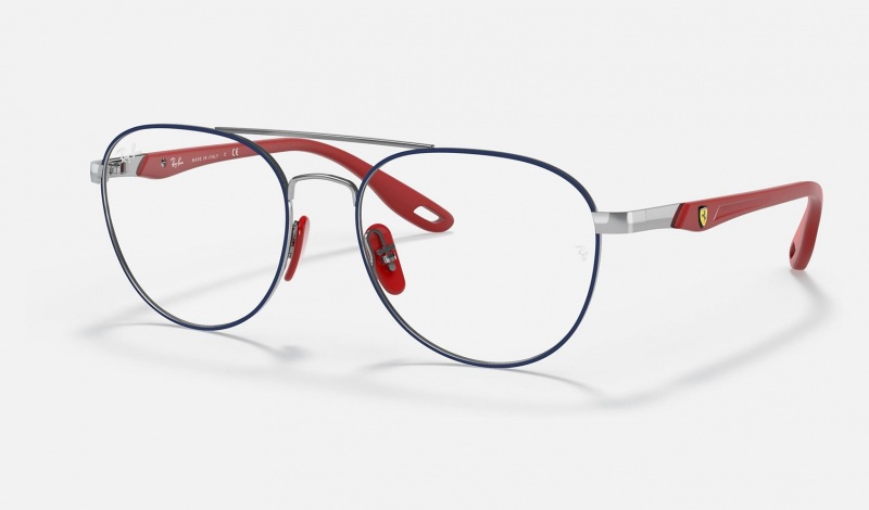 Ray Ban RB6473m Scuderia Ferrari Collection Women\'s Eyeglasses Blue | 31504-UWOD