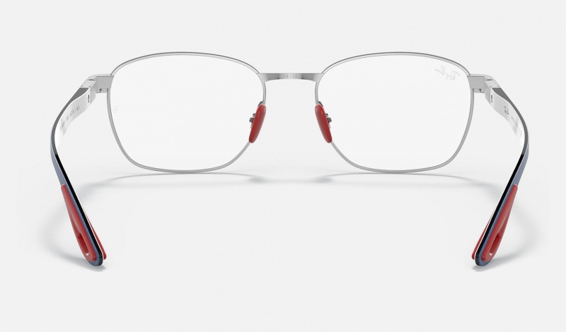 Ray Ban RB6480m Scuderia Ferrari Collection Women's Eyeglasses Silver | 90285-HQOT