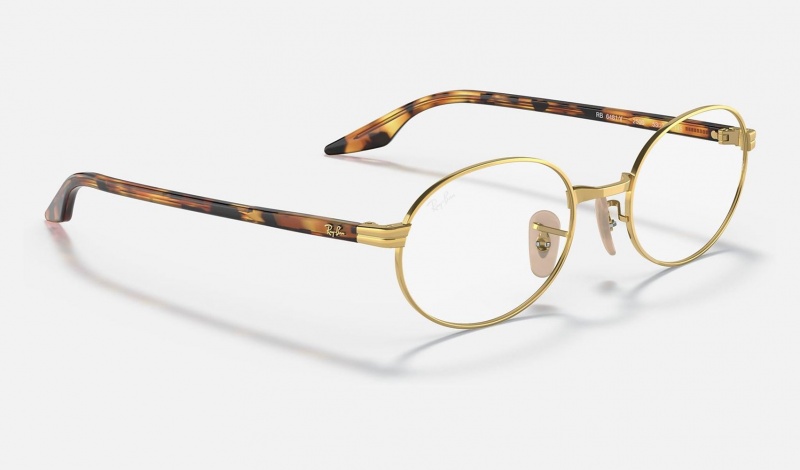 Ray Ban RB6481v Optics Women's Eyeglasses Gold | 19430-FQUW