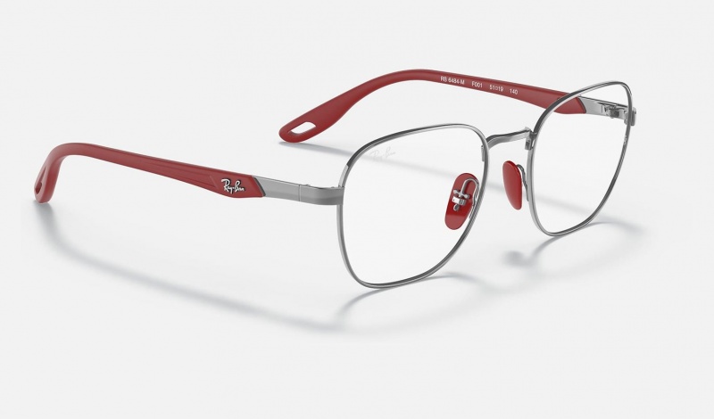 Ray Ban RB6484m Scuderia Ferrari Collection Women's Eyeglasses Grey | 28053-LHYW