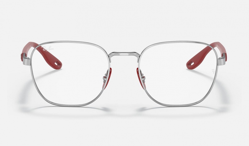 Ray Ban RB6484m Scuderia Ferrari Collection Women's Eyeglasses Silver | 72486-LNTC