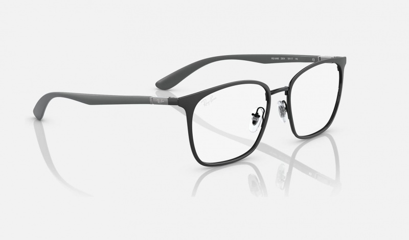 Ray Ban RB6486 Optics Men's Eyeglasses Black | 50894-UVJB