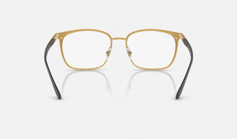 Ray Ban RB6486 Optics Men's Eyeglasses Gold | 70418-KBUP