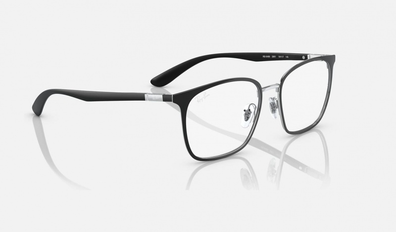 Ray Ban RB6486 Optics Women's Eyeglasses Silver | 89742-IQNA