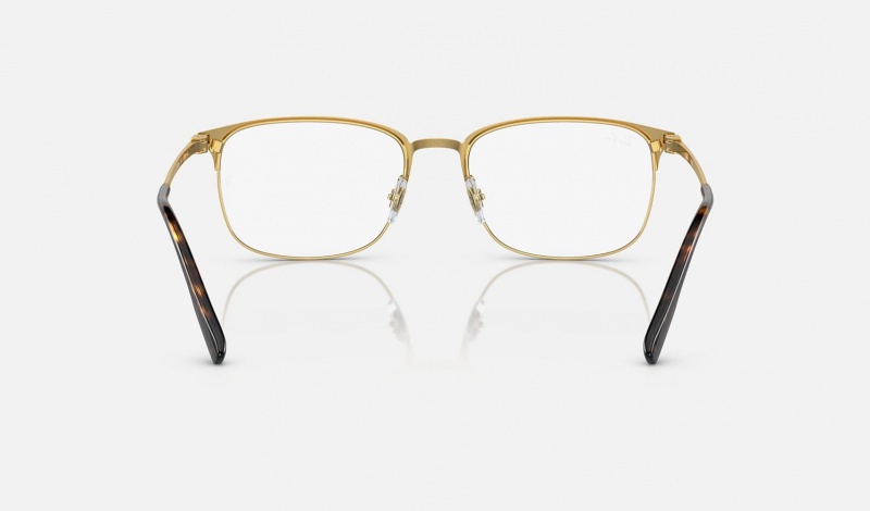 Ray Ban RB6494 Optics Men's Eyeglasses Gold | 60719-BLRK