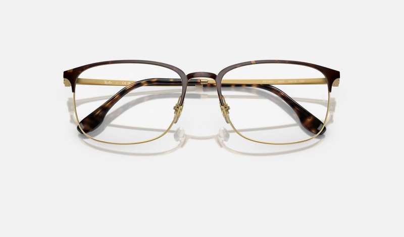 Ray Ban RB6494 Optics Men's Eyeglasses Gold | 60719-BLRK