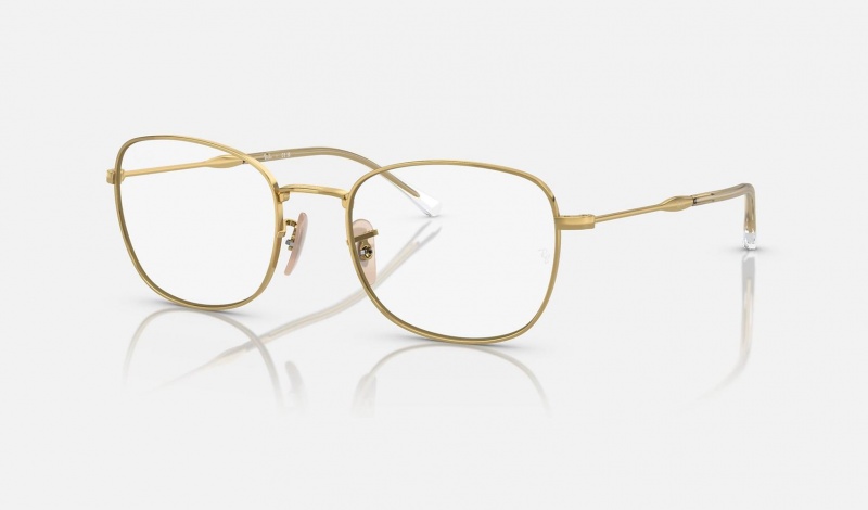 Ray Ban RB6497 Optics Men\'s Eyeglasses Gold | 02174-TMVB