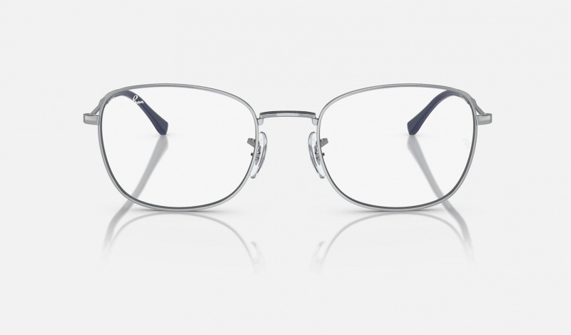 Ray Ban RB6497 Optics Men's Eyeglasses Silver | 68940-UWOT