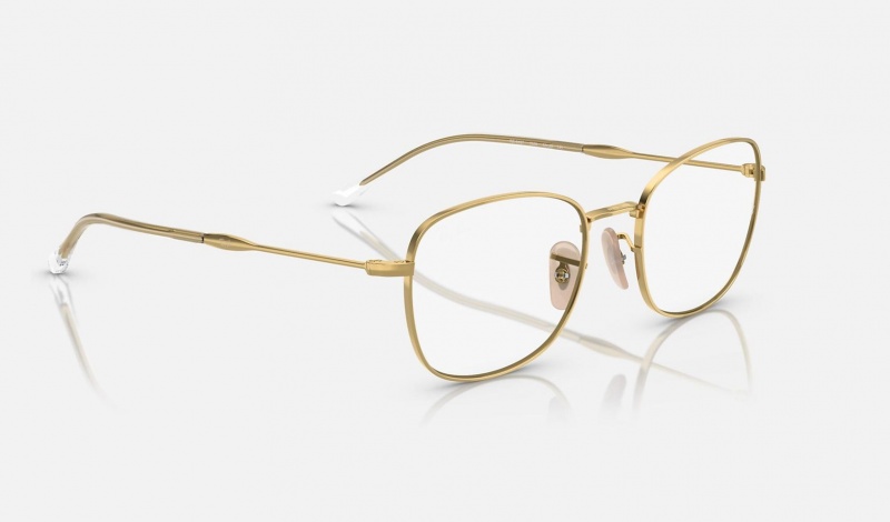 Ray Ban RB6497 Optics Women's Eyeglasses Gold | 17450-MDVI