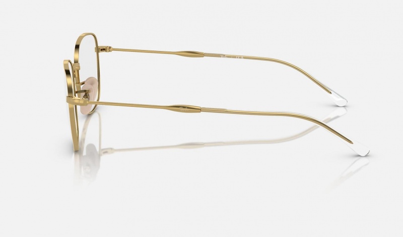 Ray Ban RB6497 Optics Women's Eyeglasses Gold | 17450-MDVI