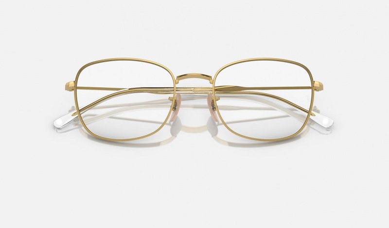 Ray Ban RB6497 Optics Women's Eyeglasses Gold | 17450-MDVI