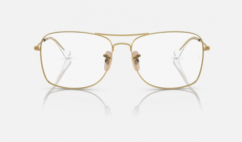 Ray Ban RB6498 Optics Men's Eyeglasses Gold | 12930-BIZR