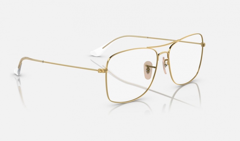 Ray Ban RB6498 Optics Men's Eyeglasses Gold | 12930-BIZR