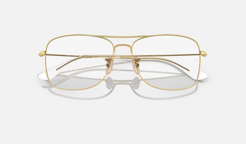 Ray Ban RB6498 Optics Men's Eyeglasses Gold | 12930-BIZR