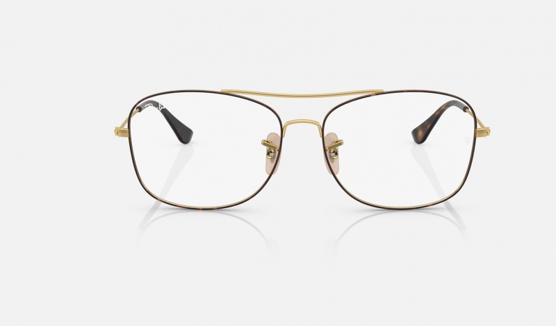 Ray Ban RB6499 Optics Women's Eyeglasses Gold | 58409-WOEL