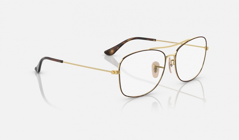 Ray Ban RB6499 Optics Women's Eyeglasses Gold | 58409-WOEL