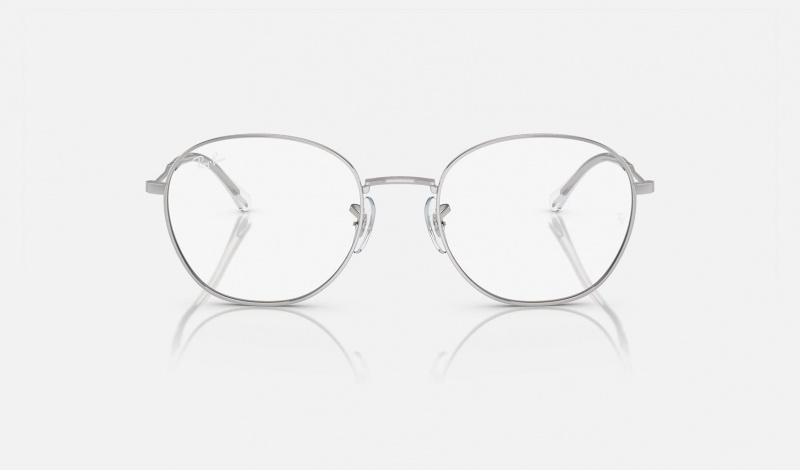 Ray Ban RB6509 Optics Men's Eyeglasses Silver | 94768-UDLM