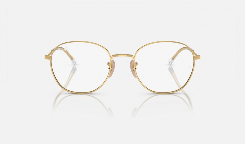 Ray Ban RB6509 Optics Women's Eyeglasses Gold | 87306-MFAX