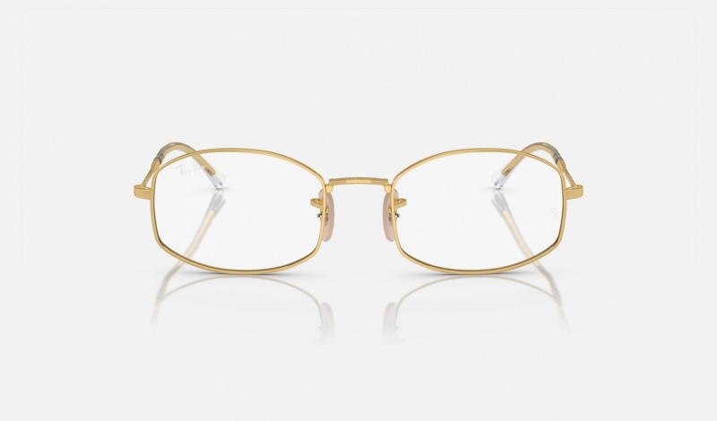 Ray Ban RB6510 Optics Men's Eyeglasses Gold | 47398-JZKL