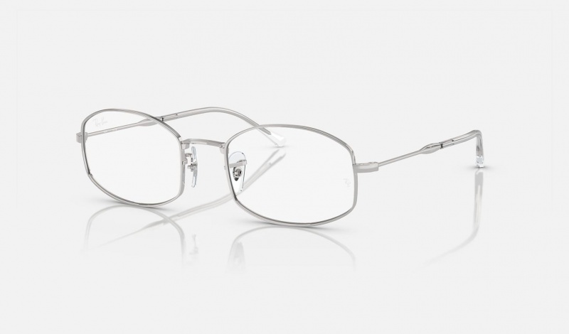 Ray Ban RB6510 Optics Men\'s Eyeglasses Silver | 10487-NDMS