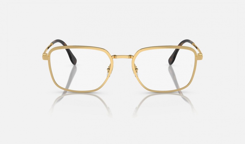 Ray Ban RB6511 Optics Men's Eyeglasses Gold | 34759-IUSY