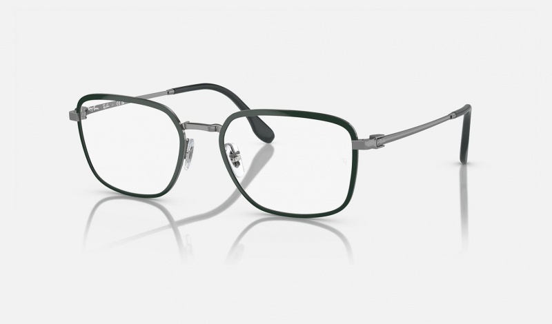 Ray Ban RB6511 Optics Men\'s Eyeglasses Green | 45398-PBGI