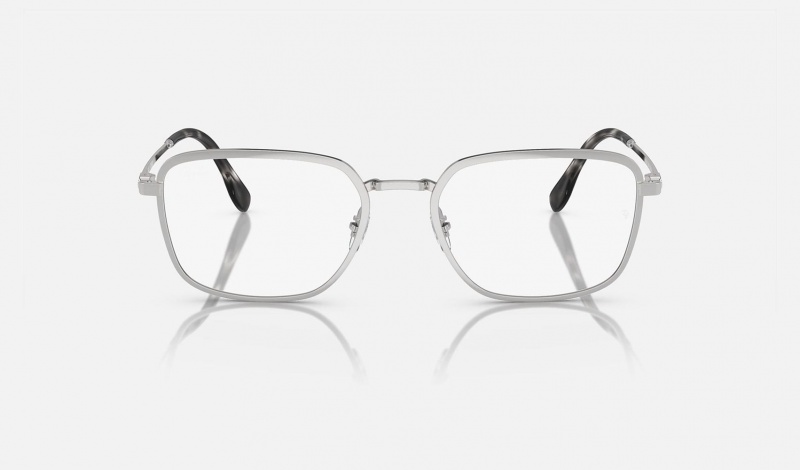 Ray Ban RB6511 Optics Men's Eyeglasses Silver | 91347-EBXJ