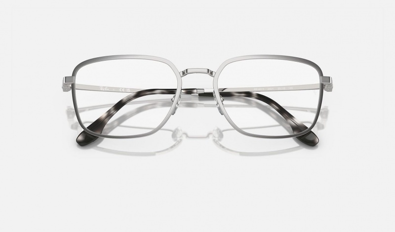 Ray Ban RB6511 Optics Men's Eyeglasses Silver | 91347-EBXJ