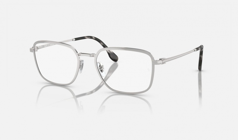 Ray Ban RB6511 Optics Men\'s Eyeglasses Silver | 91347-EBXJ