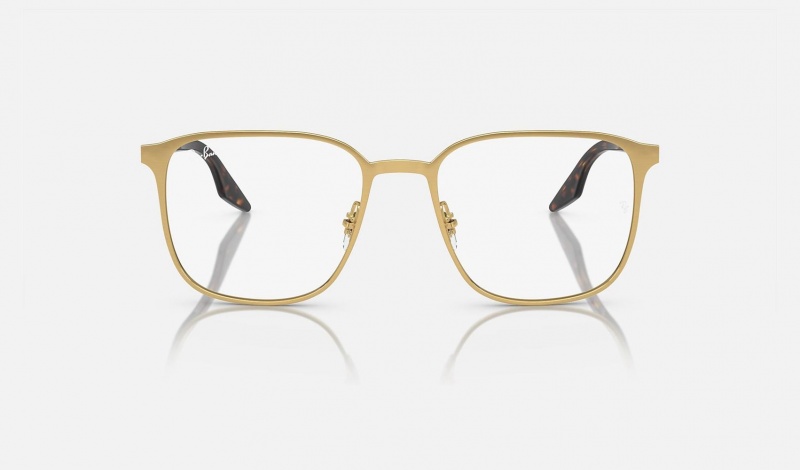 Ray Ban RB6512 Optics Men's Eyeglasses Gold | 62984-CDSZ