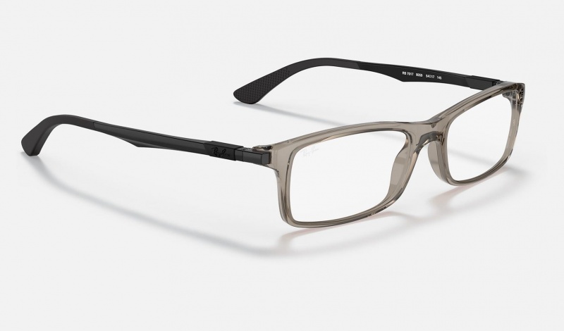 Ray Ban RB7017 Optics Men's Eyeglasses Grey | 51267-BZLY