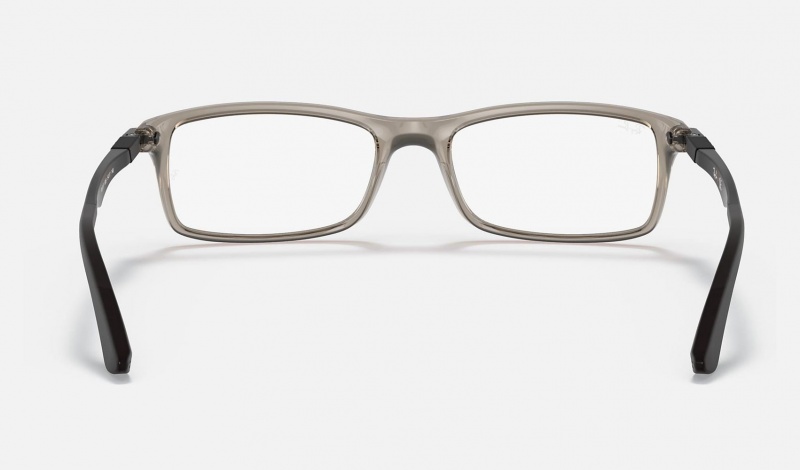 Ray Ban RB7017 Optics Men's Eyeglasses Grey | 51267-BZLY