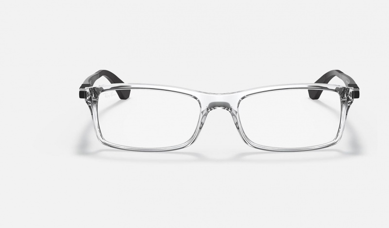 Ray Ban RB7017 Optics Men's Eyeglasses Silver | 56047-UQLY