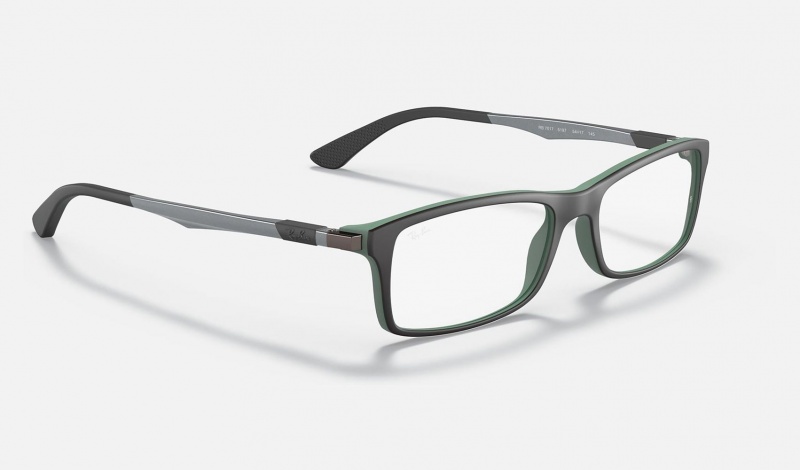 Ray Ban RB7017 Optics Women's Eyeglasses Green | 39058-VEHI