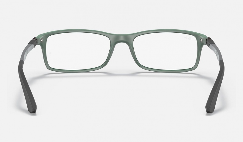 Ray Ban RB7017 Optics Women's Eyeglasses Green | 39058-VEHI