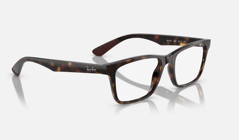 Ray Ban RB7025 Optics Men's Eyeglasses Black | 19084-VDAP